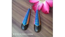 Woman Ear Painted Wooden Fashion